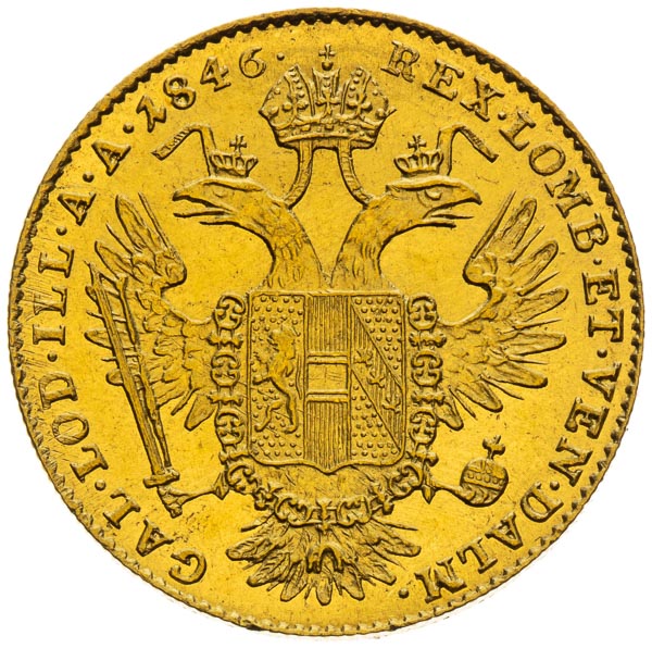 Ducat 1846 - back