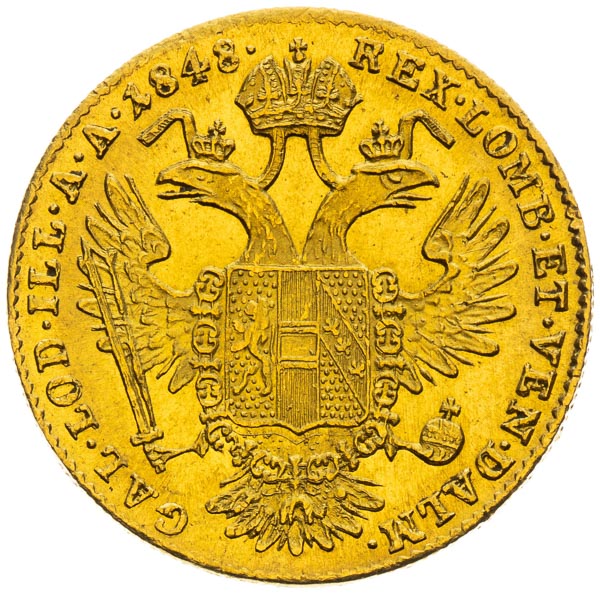 Ducat 1848 - back