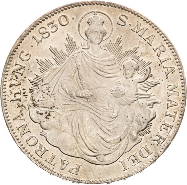 1/2 Thaler 1830 - back