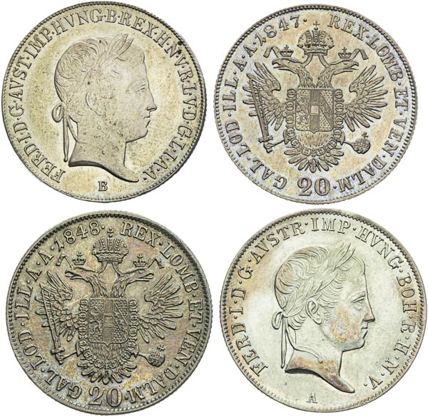 20 Kreutzer (4 pcs) - front