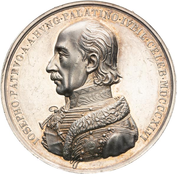 Silver medal 1846 - back