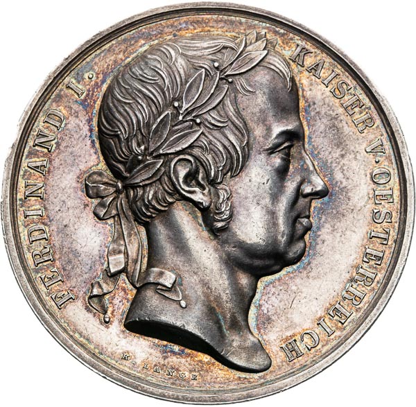 Silver medal 1846 - front