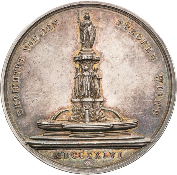 Silver medal 1846 - back