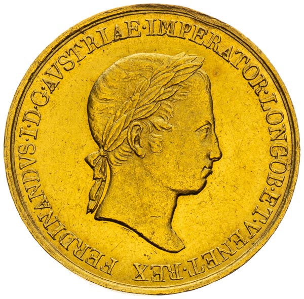Gold Token 1838 (Ducat) - front