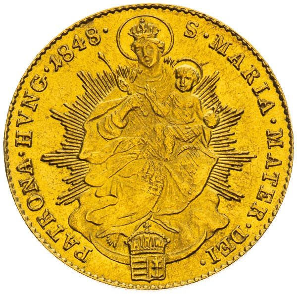 Dukát 1848 - revers