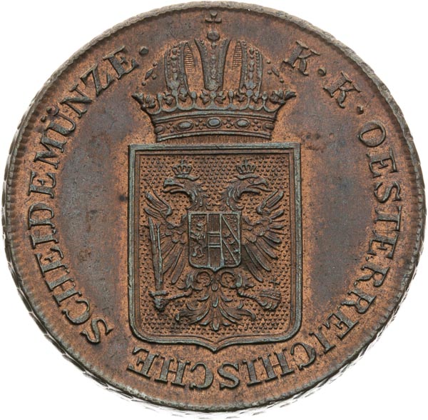 2 Krejcar 1848 - avers