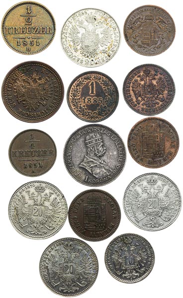 Coins (14 pcs) - front