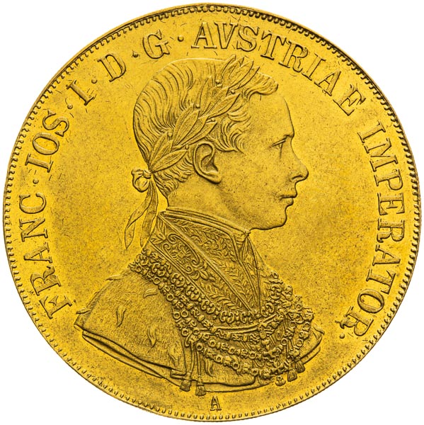 4 Ducats 1858 - front
