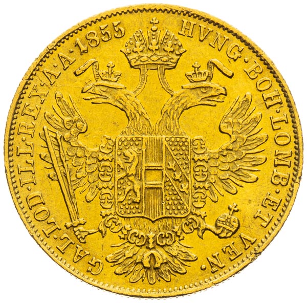 Ducat 1855 - back