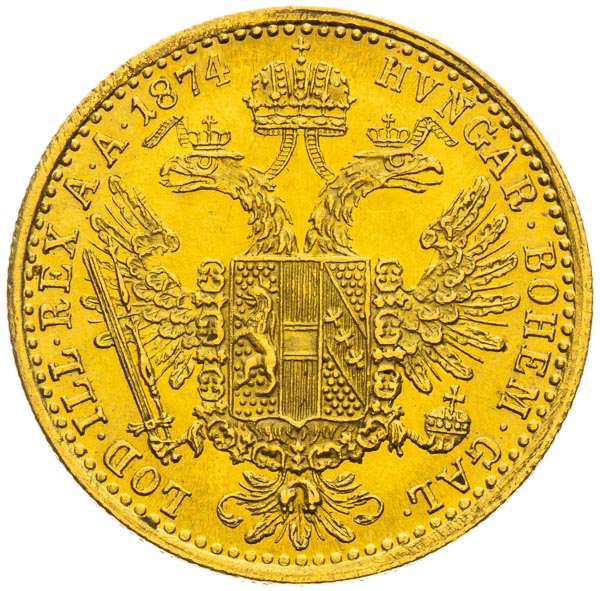 Ducat 1874 - back