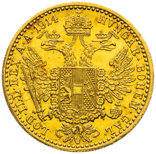 Ducat 1914 - back