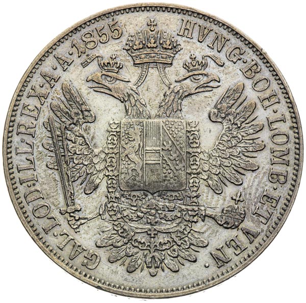 Convention Thaler 1852 - back