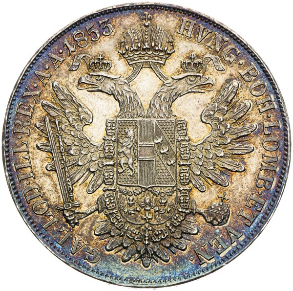 Conventional Thaler 1855 - back