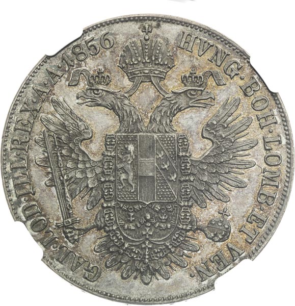 Conventional Thaler 1856 - back