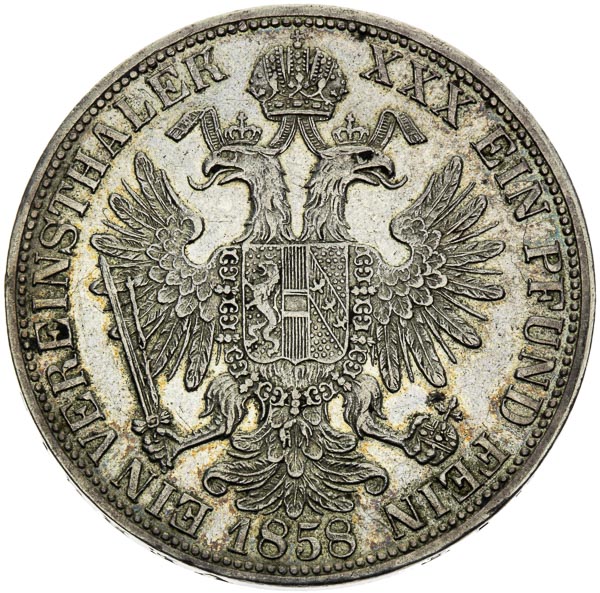 Federal Thaler 1858 - back