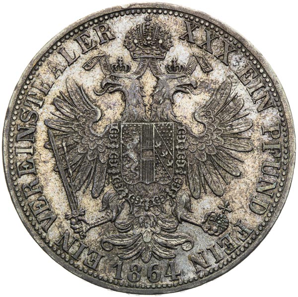 Federal thaler 1864 - back