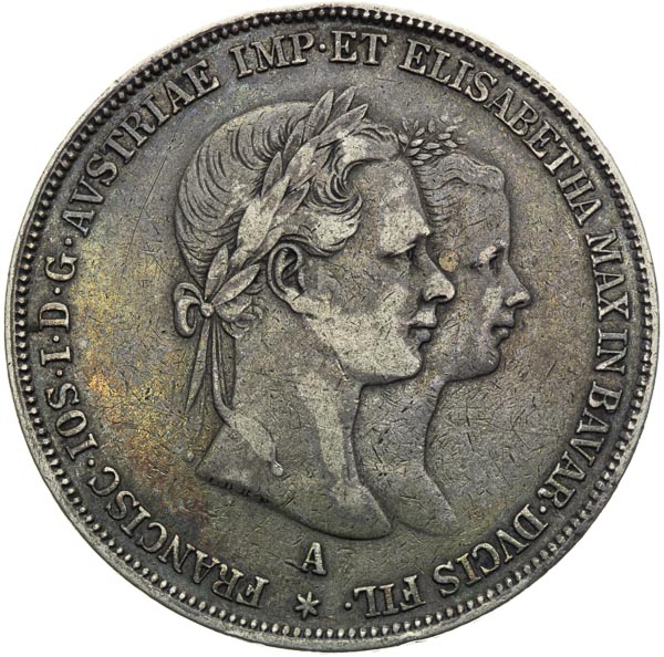 2 Gulden 1854 - front
