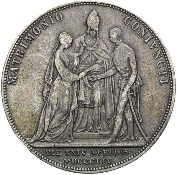 2 Gulden 1854 - back