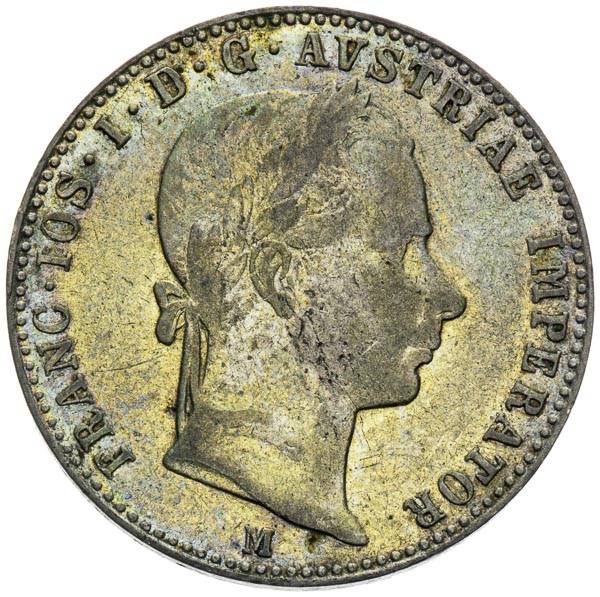1/4 Gulden 1858 - front