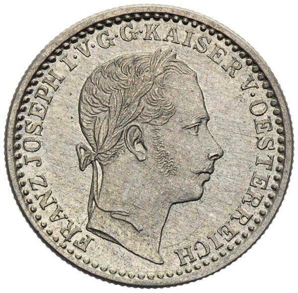 10 Kreutzer 1858 - front