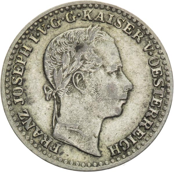 10 Kreutzer 1865 - front