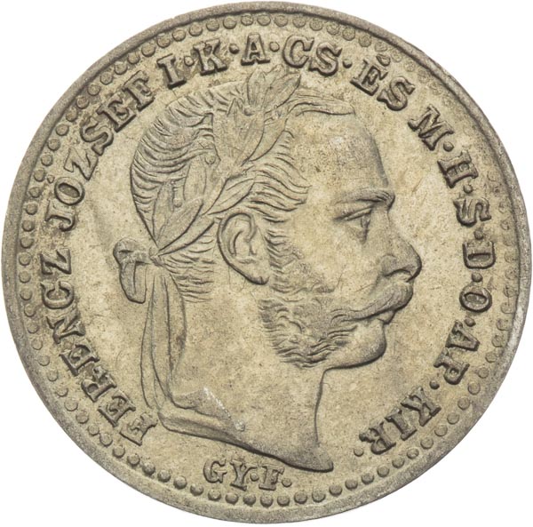 10 Kreutzer 1870 - front