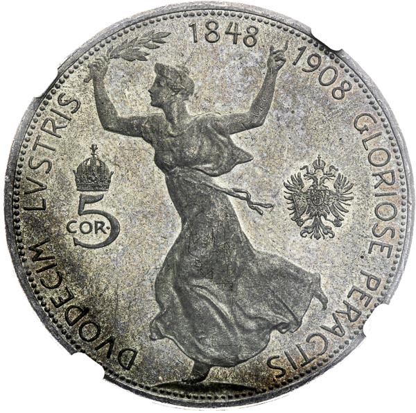 5 Corona 1908 - back