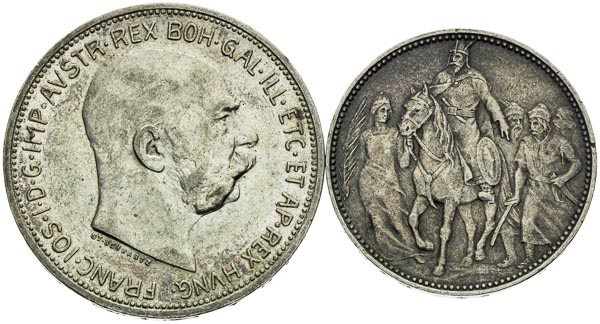 Silver coins (2 pcs) - front