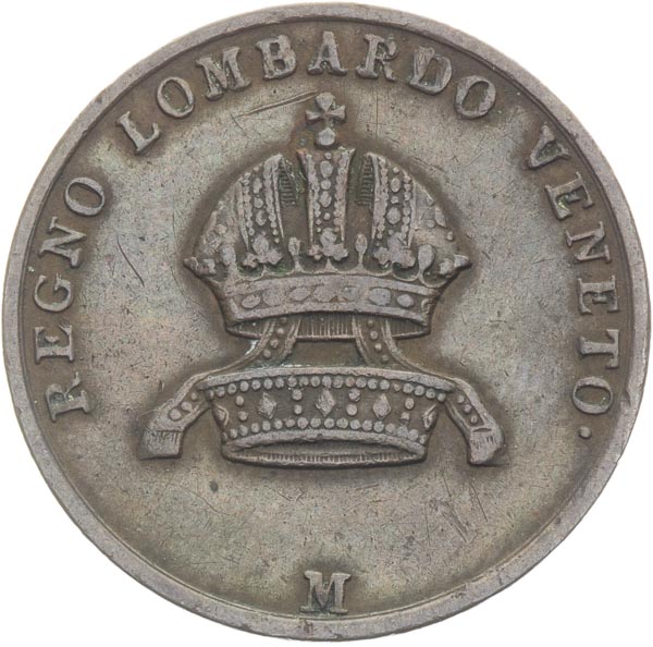 3 Centisimi 1852 - front