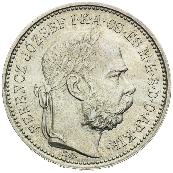 1 Corona 1892 - front