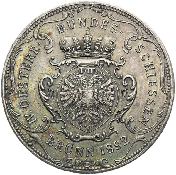 Silver medal 1892 - front