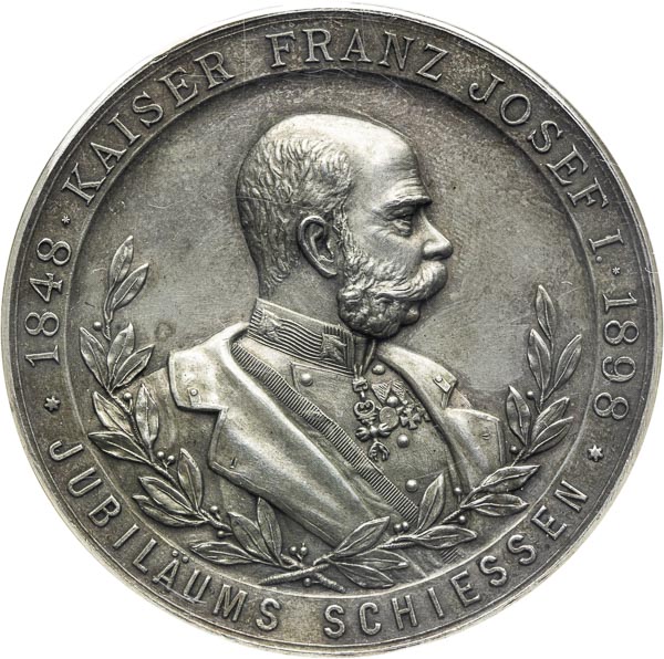 Silver medal 1898 - front