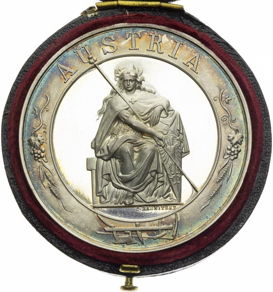 Silver medal  - front