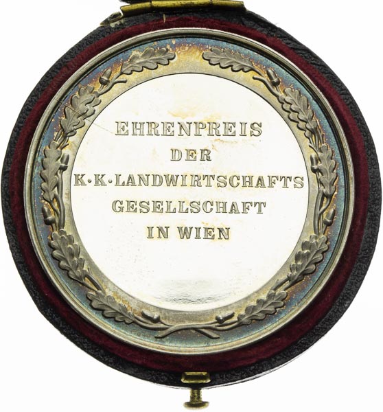 Silver medal  - back