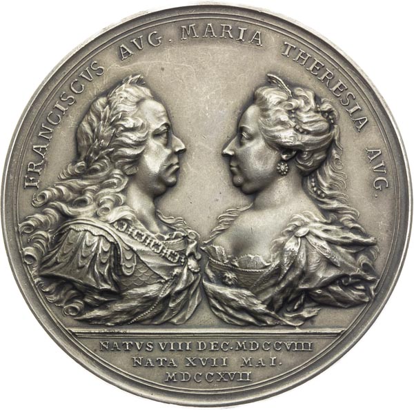 Silver medal 1759/1958 - front