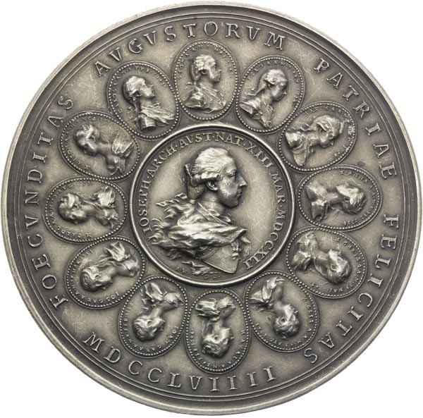 Silver medal 1759/1958 - back