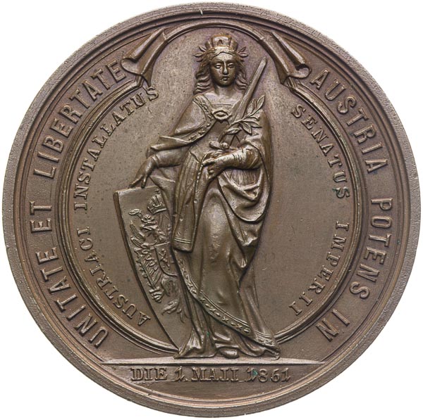 Medal 1861 - back