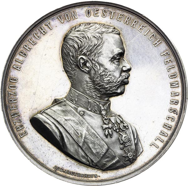 Silver medal 1877 - front
