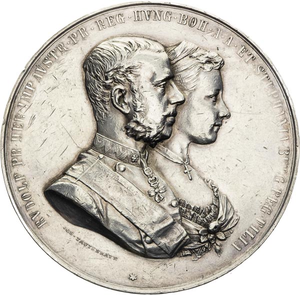 Silver medal 1881 - front
