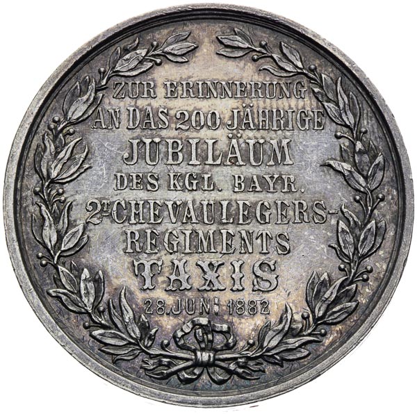 Silver Medal 1882 - back