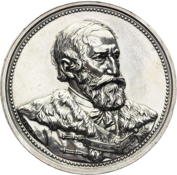 Silver medal 1885 - front