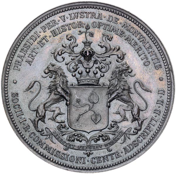 Medal 1888 - back