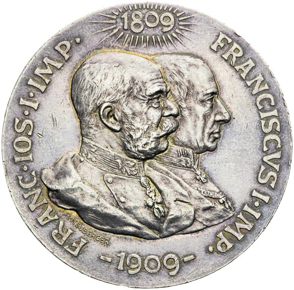 Silver medal 1909 - front