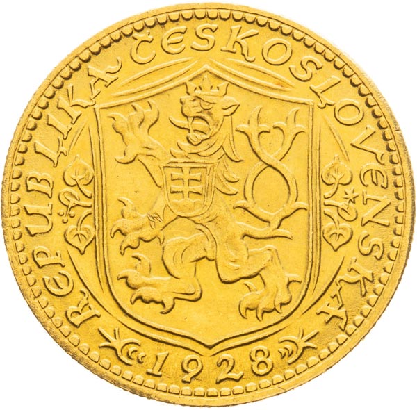 Ducat 1928 - back