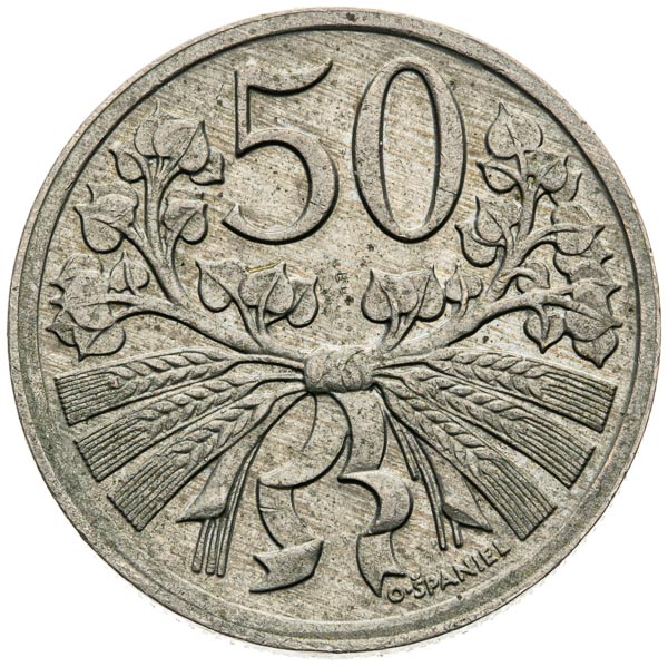 50 Heller 1925 - back