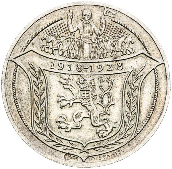 Stříbrná medaile 1928 - revers