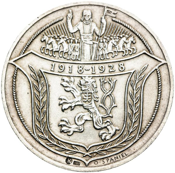 Stříbrná medaile 1928 - revers