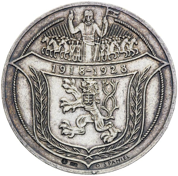 Stříbrná medaile 1928 - revers