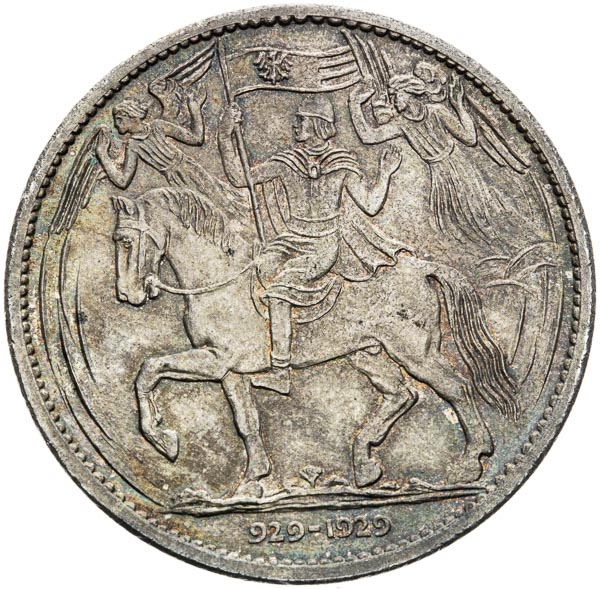 Stříbrná medaile 1929 - avers