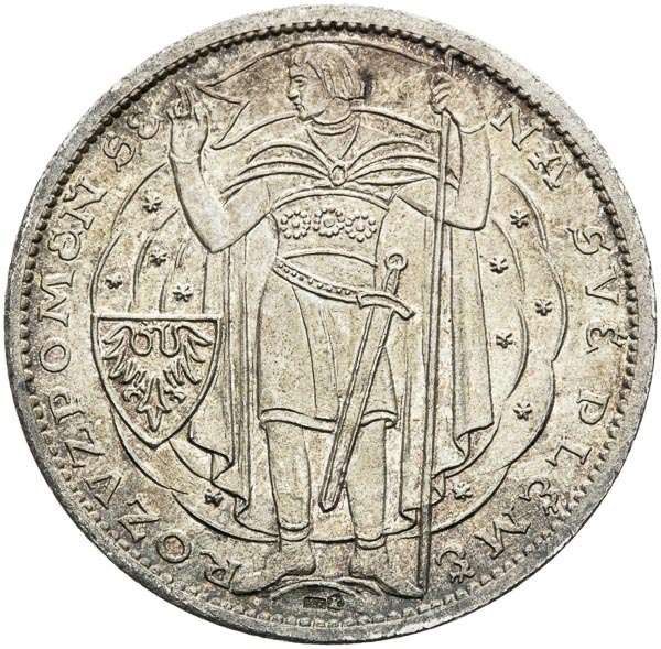 Stříbrná medaile 1929 - revers